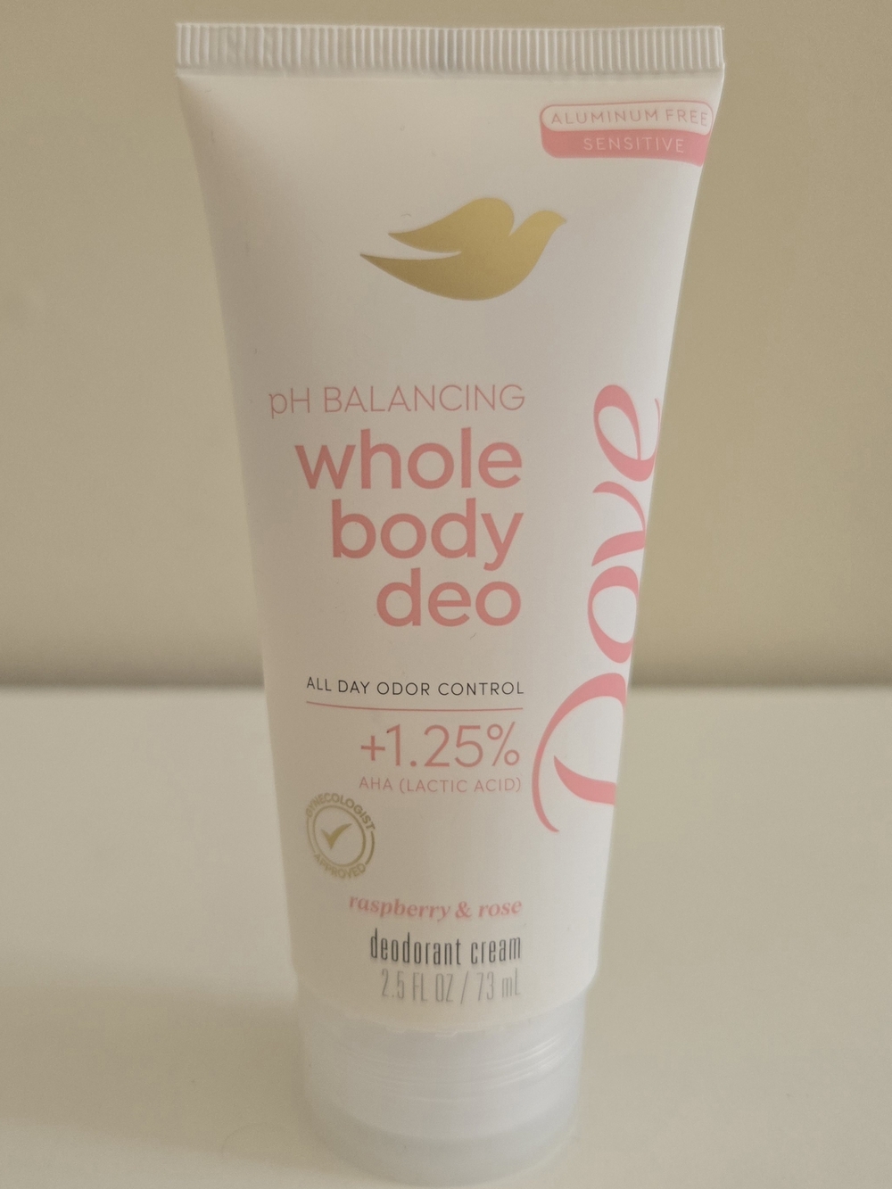 New Dove pH Balancing Whole Body Deodorant Cream - Raspberry & Rose